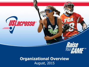 US Lacrosse – Organizational Overview