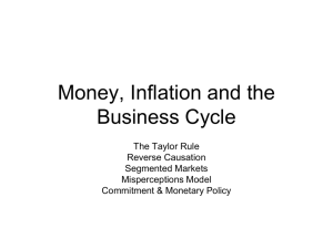 Inflation and Monetary Policy