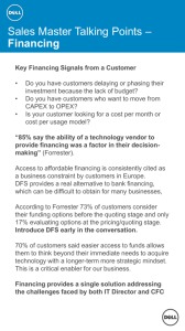 Dell Financial Services Talking Points
