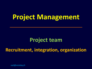 Project team