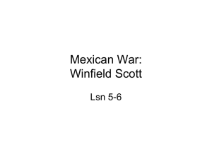 Mexican War: Winfield Scott - The University of Southern Mississippi