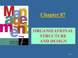 organizational design