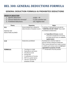 Part 5 deductions - South African Tax Guide