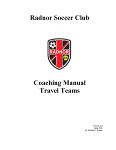 Coaching Points - Radnor Soccer Club