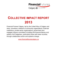 Financial Futures Calgary 2013 Collective Impact Report
