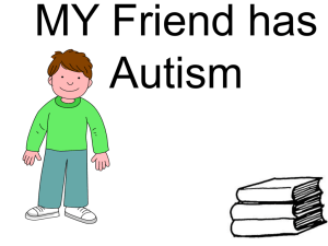 My Friend with Autism 6+ years Powerpoint