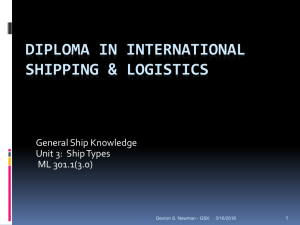 Unit 4 Diploma in International Shipping & Logistics