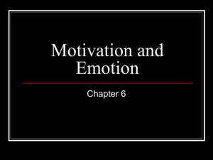 Motivation and Emotion - Grand Junction High School