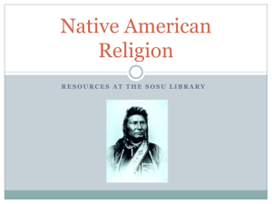 Native American History - Southeastern Oklahoma State University