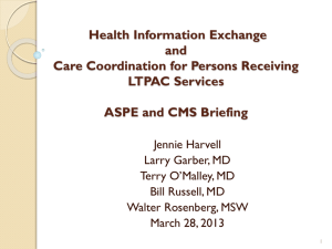 Electronic Health Information Exchange Initiatives