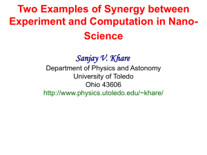 My presentation - Department of Physics and Astronomy
