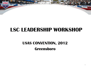lsc leadership workshop