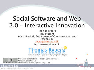 Social Software and Web 2