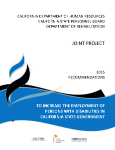 Recommendations 2015 - Association of California State Employees
