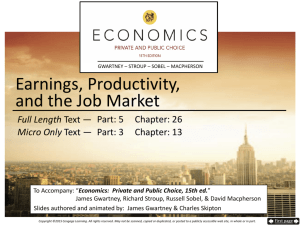 Earnings, Productivity, and the Job Market (15th ed.)