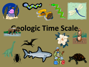 Geologic Time Scale - CVHS Chicklas