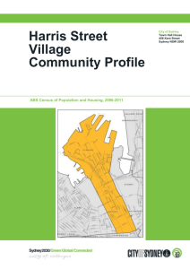 Harris Street village community profile 2011