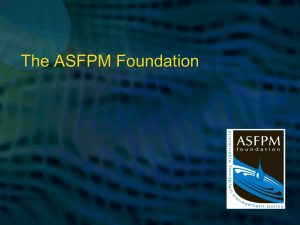 ASFPM Foundation - The Association of State Floodplain Managers