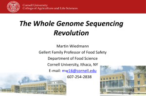 The Whole Genome Sequencing Revolution