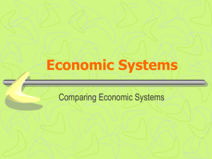 Economic Systems 1