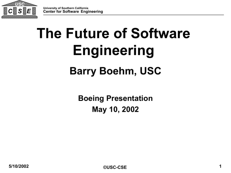 The Future Of Software Engineering