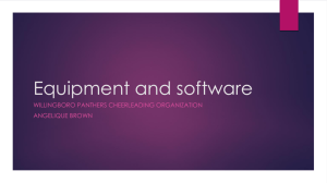 Equipment and software