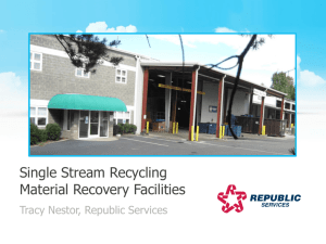 Republic Services- MRF presentation