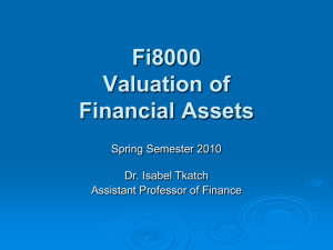 Fi800 Valuation of Financial Assets