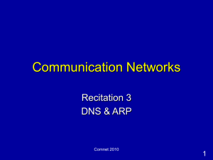DNS and ARP
