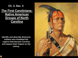 Native Americans of NC