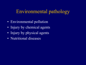 Environmental pathology