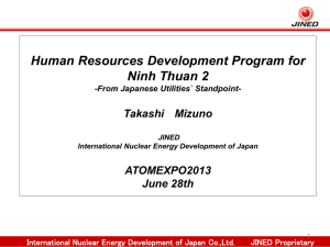 International Nuclear Energy Development of Japan Co.,Ltd. JINED