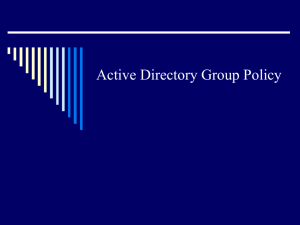 Active Directory Group Policy