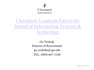 Claremont Graduate University School of Information Science