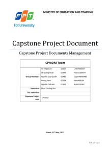 By implementing a Capstone Project Documents Management