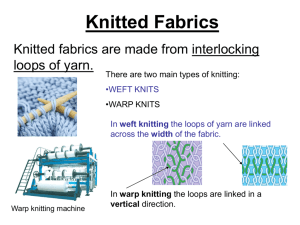 Warp Knitted Fabrics