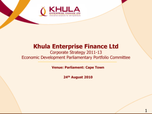 Khula's Private Sector Funds