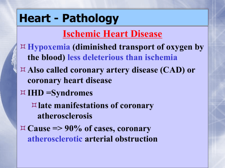 case study on ischemic heart disease