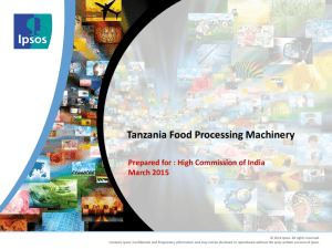 Diapositive 1 - High Commission of India, Dar Es Salaam, Tanzania
