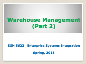 10. Warehouse management Part 2