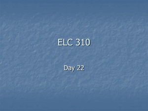 elc310day22 - Tony Gauvin's Web Site