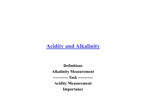 2.Acidity and Alkalinity