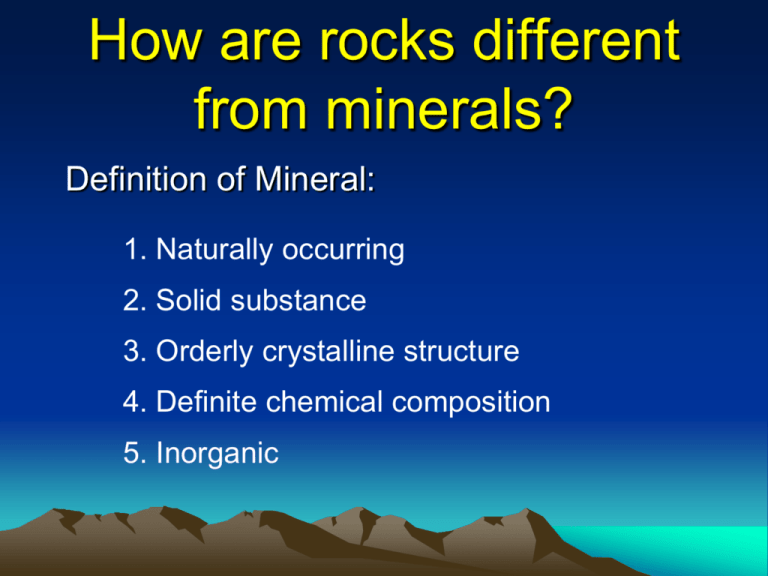 Sedimentary Rocks