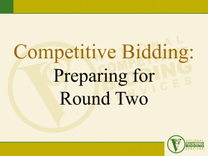 NOT - VGM National Competitive Bidding Services