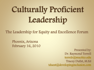 Cultural Pre-competence - Equity Alliance at ASU