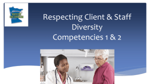 Respecting Client and Staff Diversity