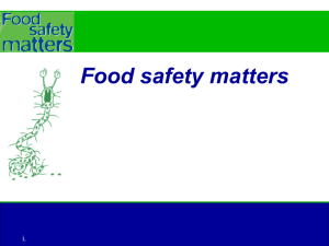 Food Safety Matters: PowerPoint Presentation