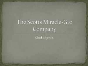 The Scotts Miracle-Gro Company Scotts Lawn Service