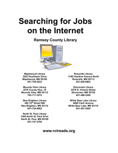 Searching for Jobs on the Internet