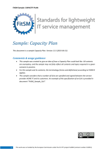 This document is a sample Capacity Plan. Version 11.5 (2015-04-21)
